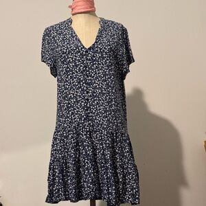 Miami Navy Floral Mini Dress